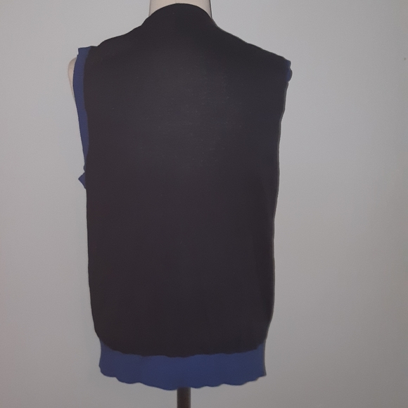 AX Armani Exchange mens sleeveless cardigan Vest/jacket Size M - Picture 7 of 16